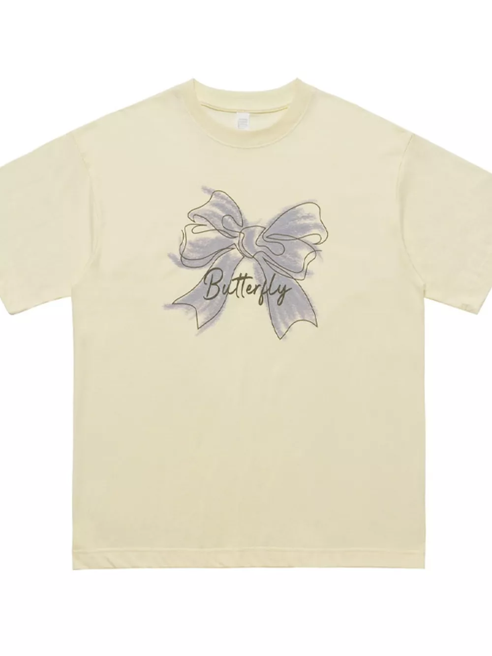 Men's Bow Butterfly Round Neck Short Sleeve T-Shirt, image 5
