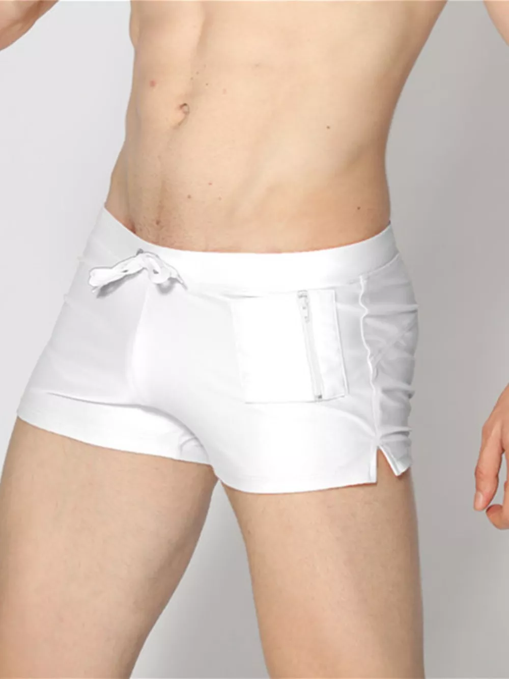 Men's Drawstring Swim Shorts, image 4