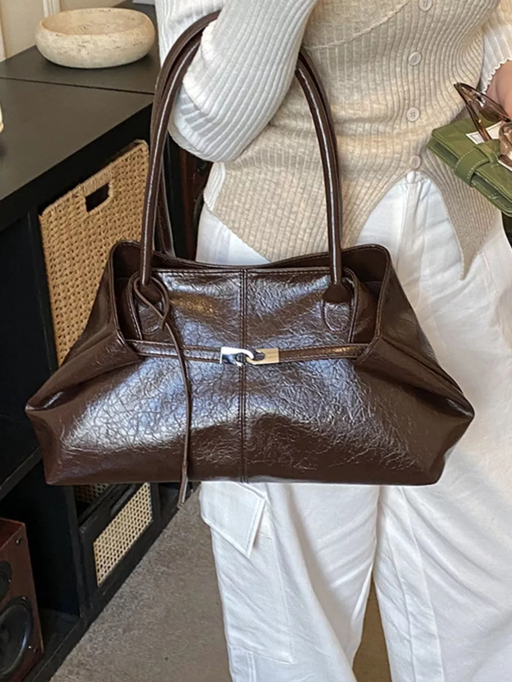 PU Leather Shoulder Bag, image 8