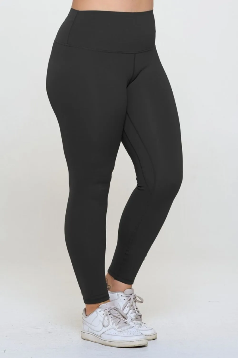 Full Size Fleece Lined High Waisted Leggings, image 7