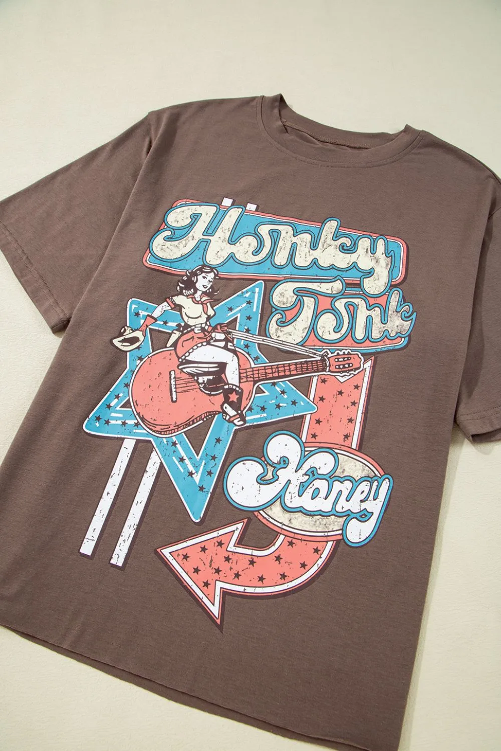 Graphic Crew Neck Western Short Sleeve Tee, image 8