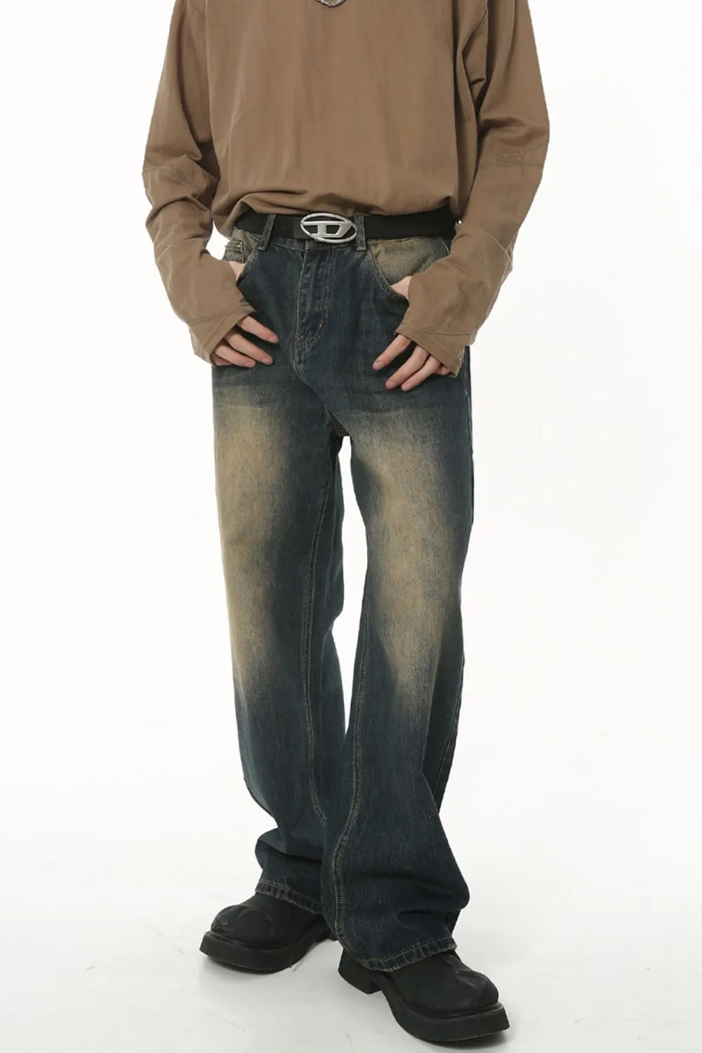 Mid Rise Jeans with Pockets, image 2