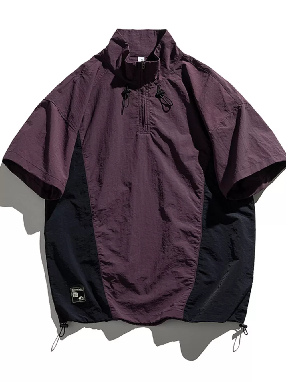 Men's Plus Size Outdoor Color Block Pullover Top, image 5