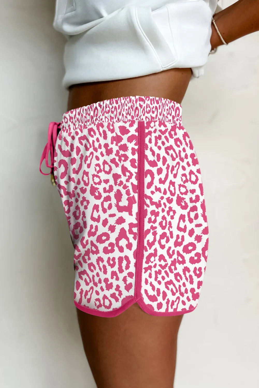 Leopard Drawstring Shorts, image 6