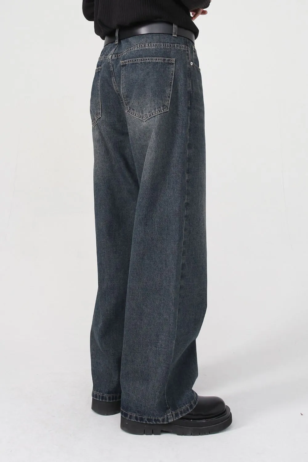 Wide Leg Jeans with Pockets, image 3