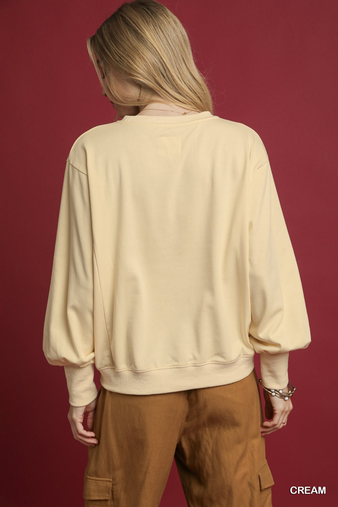 HO Applique French Terry Sweatshirt, image 3