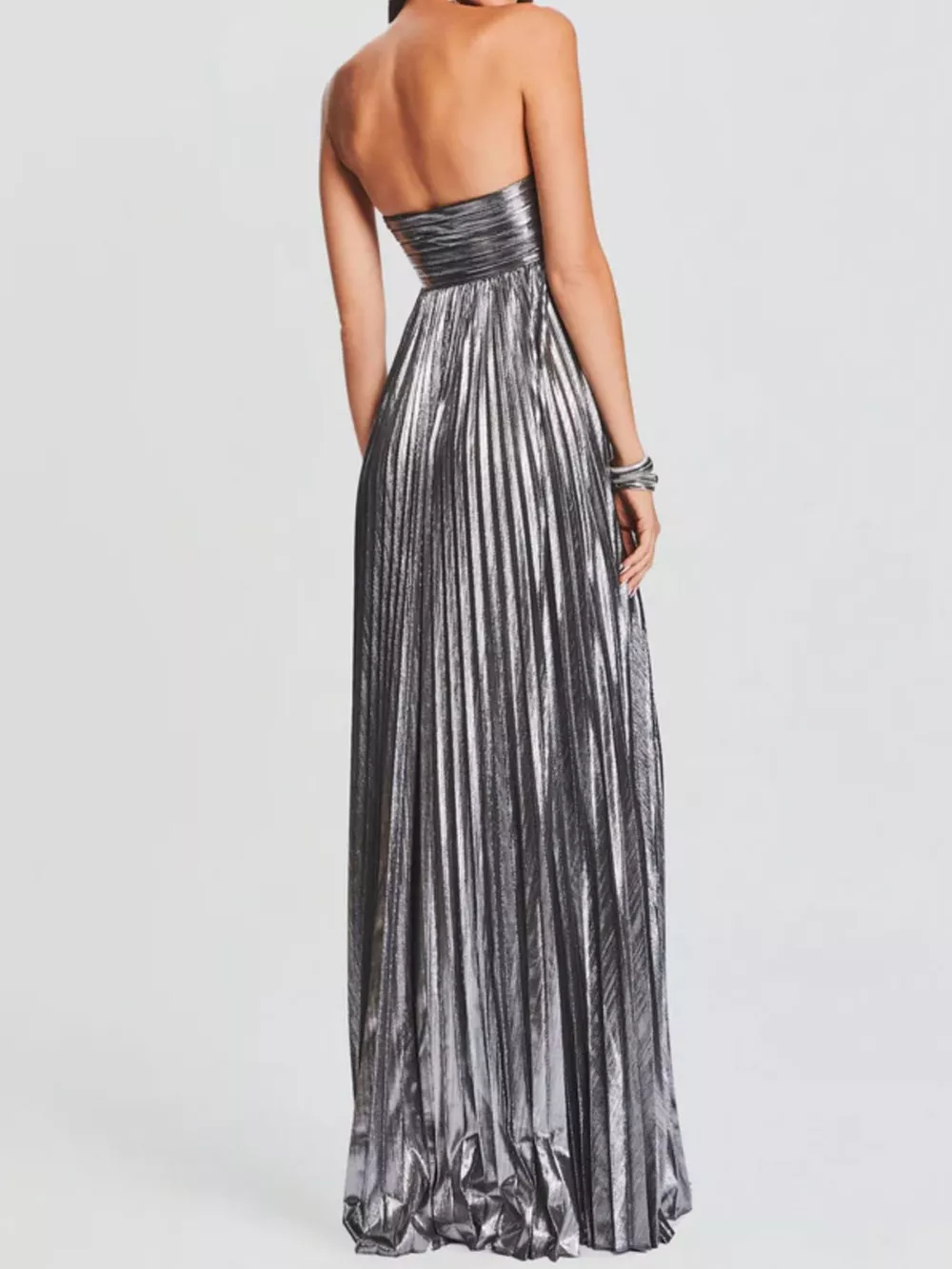 Split Sweetheart Neck Tube Maxi Dress, image 17