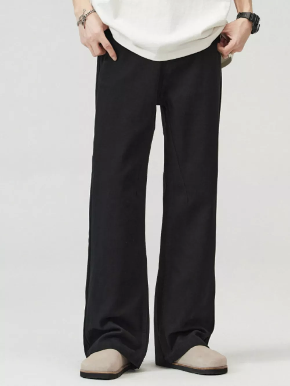 Men's Full Size Wide Leg Jeans Plus Size