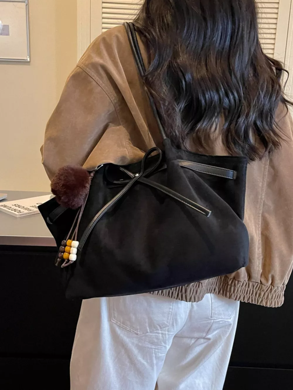 Bow Casual Tote Bag, image 4