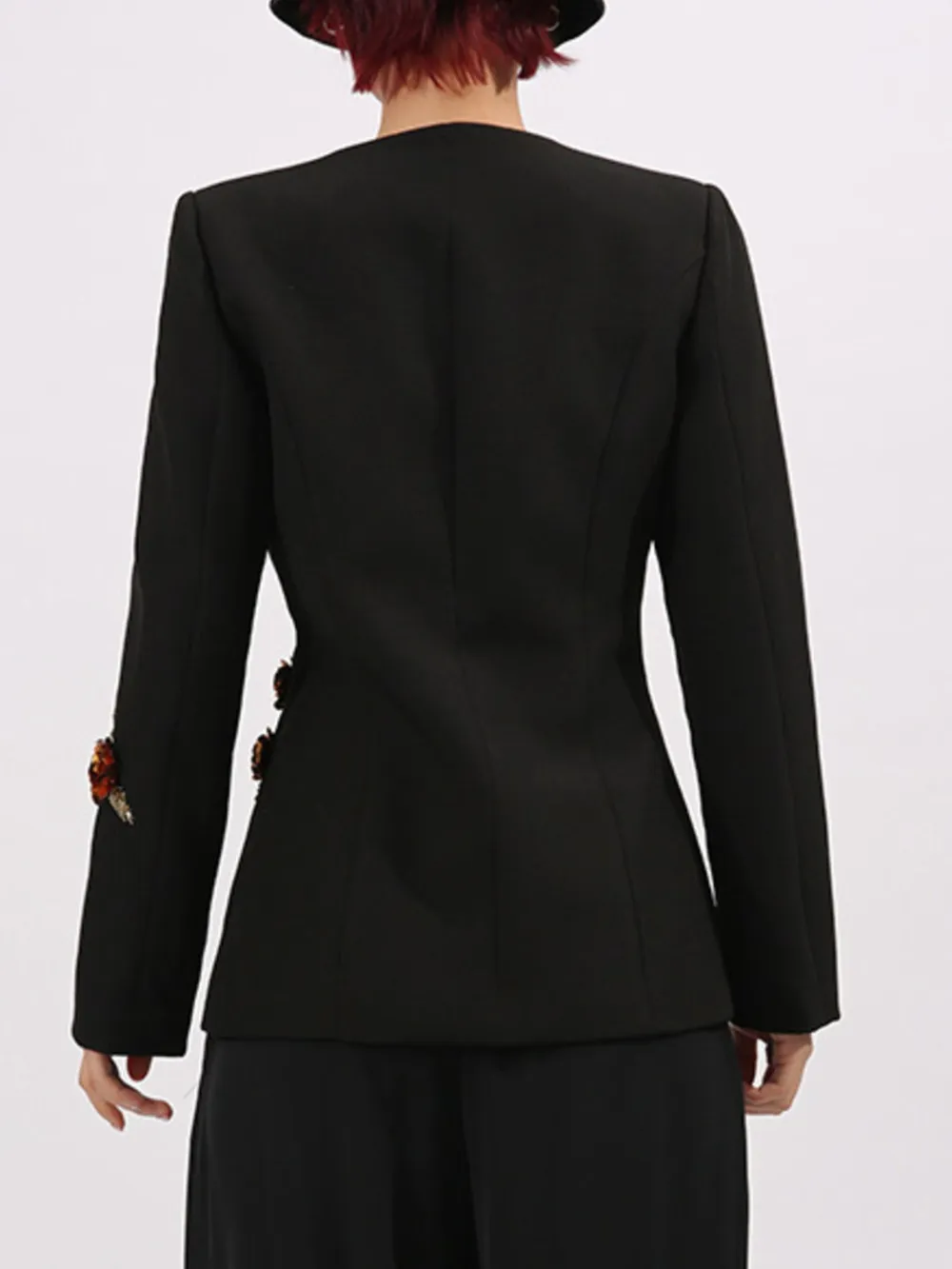 Embroidered Long Sleeve Blazer, image 10