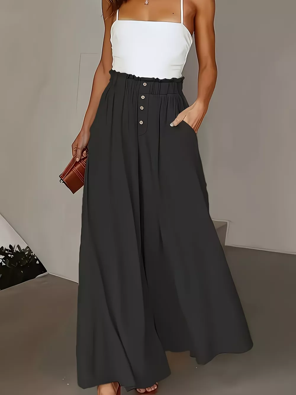 High Waist Wide Leg Pants, image 5