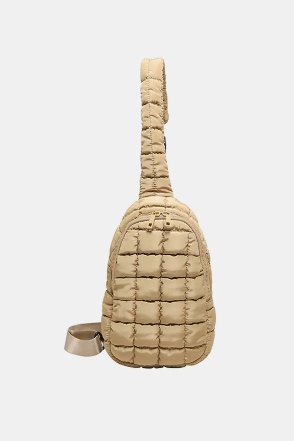 Quilted Nylon Crossbody Bag, image 4