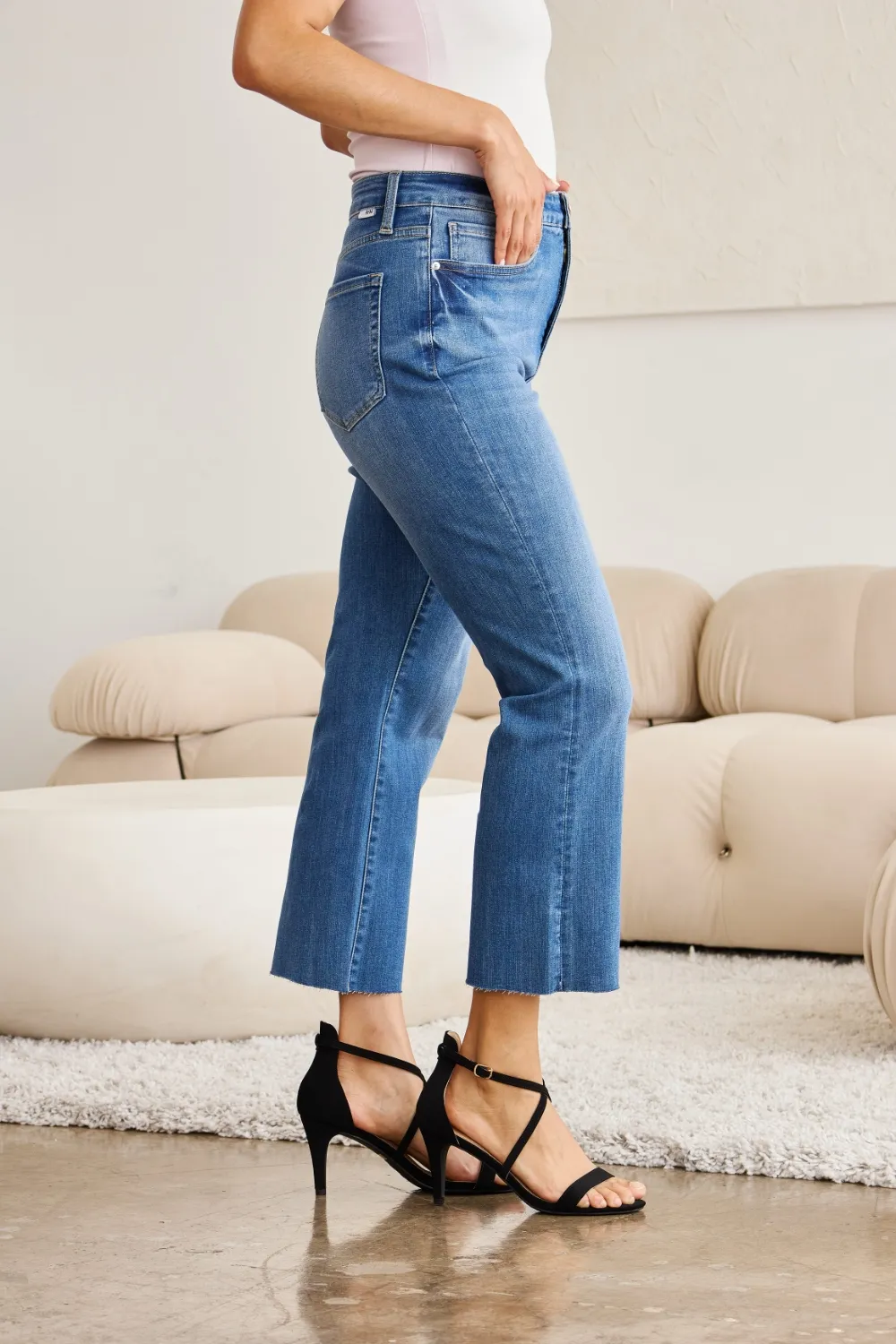 Mini Mia Full Size Tummy Control High Waist Jeans, image 10