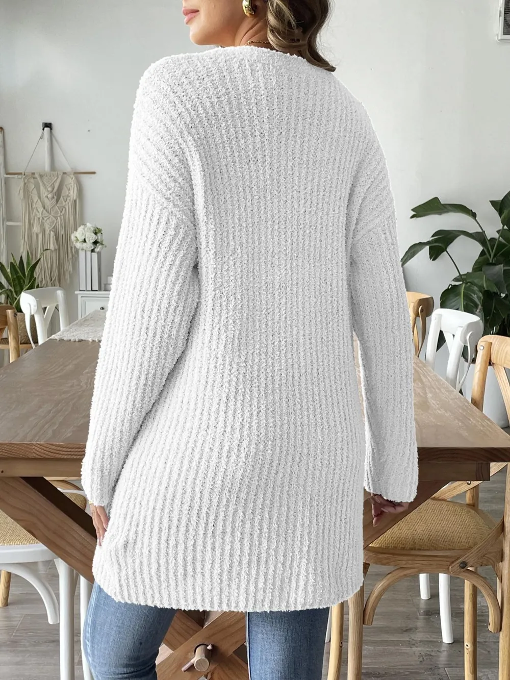 Open Front Long Sleeve Cardigan, image 9