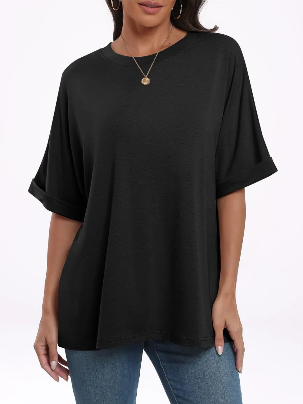 Round Neck Half Sleeve T-Shirt, image 12