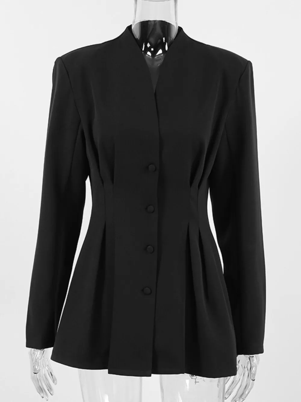 Fitted Button-Down Jacket, image 5