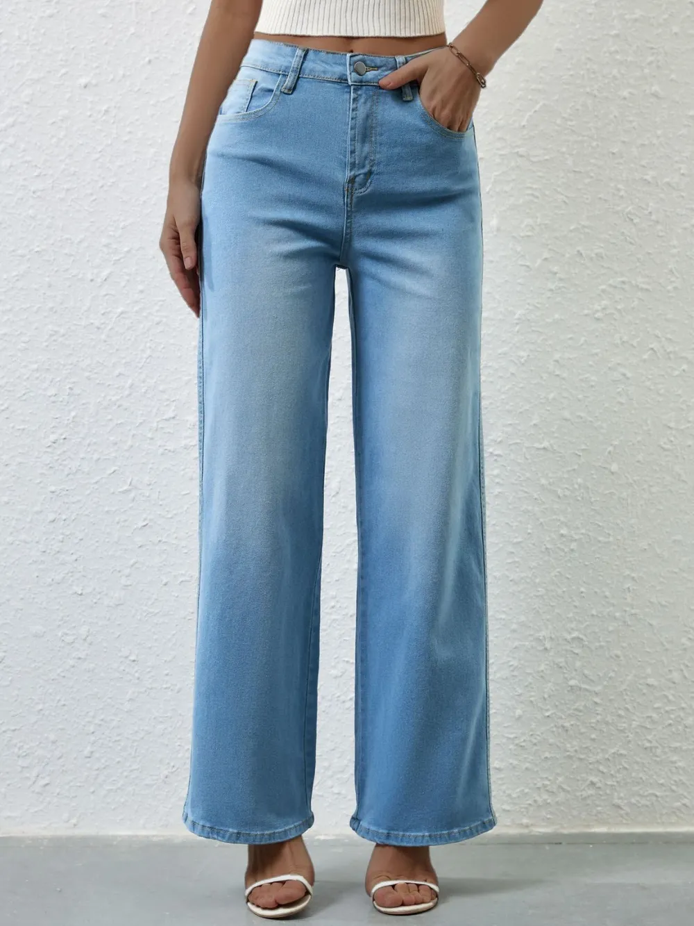 High Rise Wide Leg Jeans, image 5