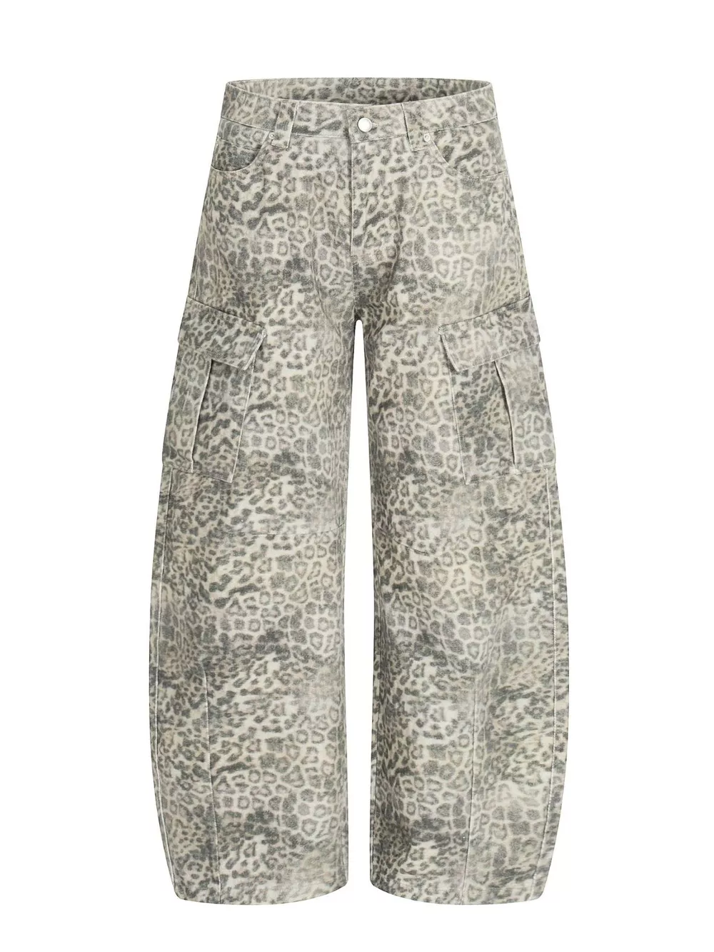 Men's Leopard Print Cargo Pants