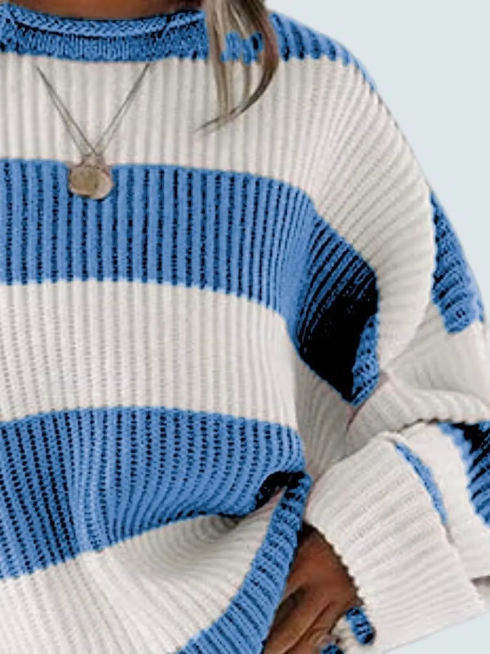Round Neck Long Sleeve Sweater, image 27