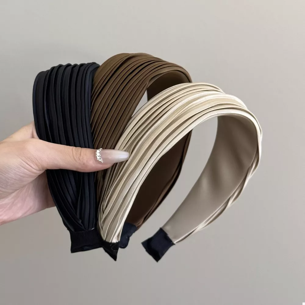 Pleated Wide Hair Headband
