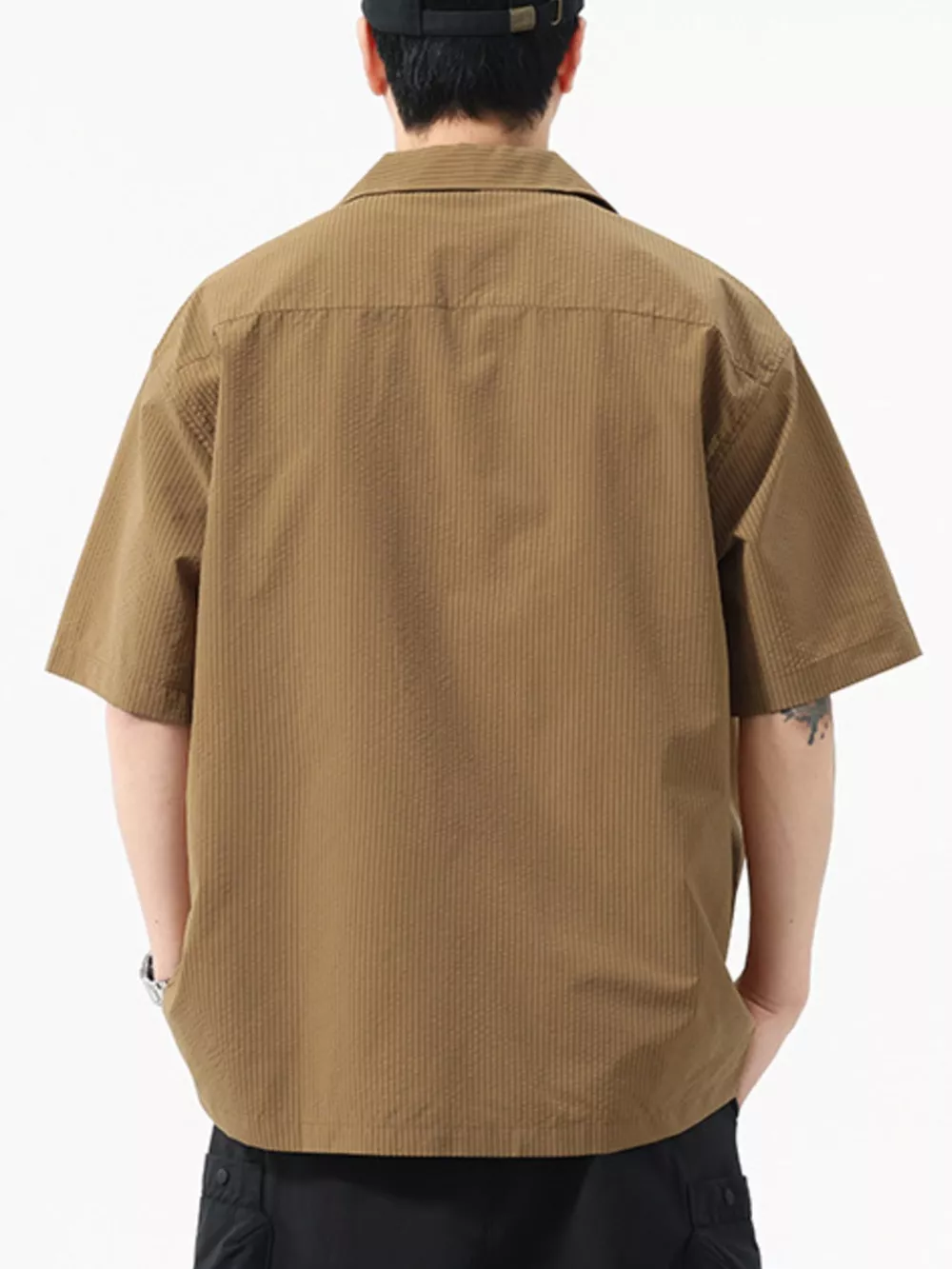 Men's Plus Size Casual Short Sleeve Shirt, image 4