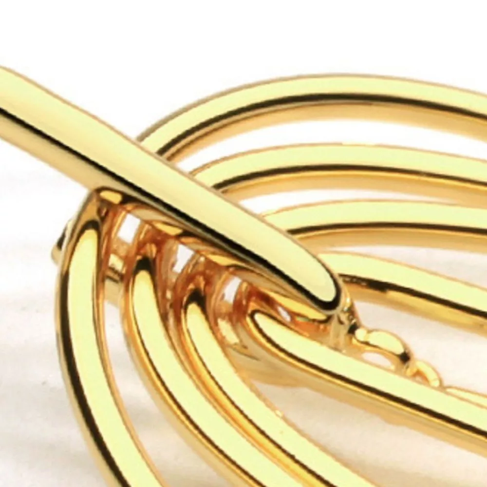 18K Gold-Plated Geometric Earrings, image 4