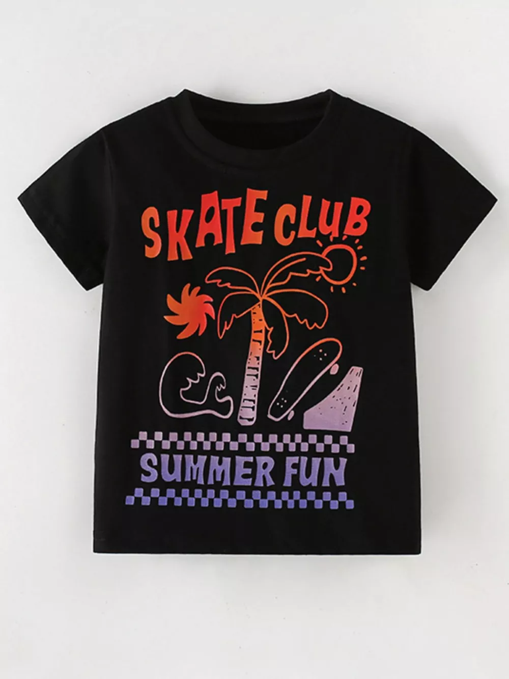 Children's Graphic Round Neck T-Shirt, image 2