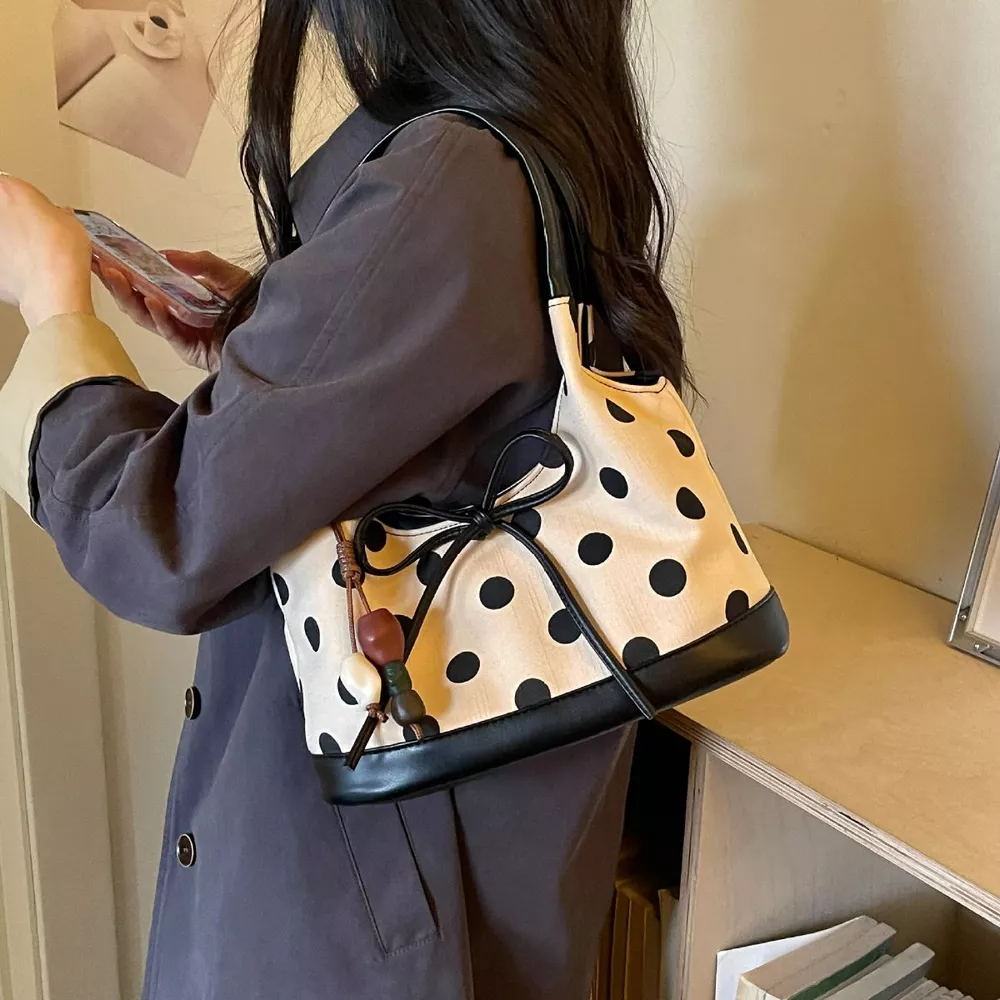 Polka Dot Shoulder Bag, image 4