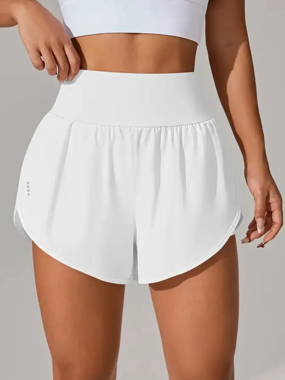 Pocketed High Waist Active Shorts, image 25