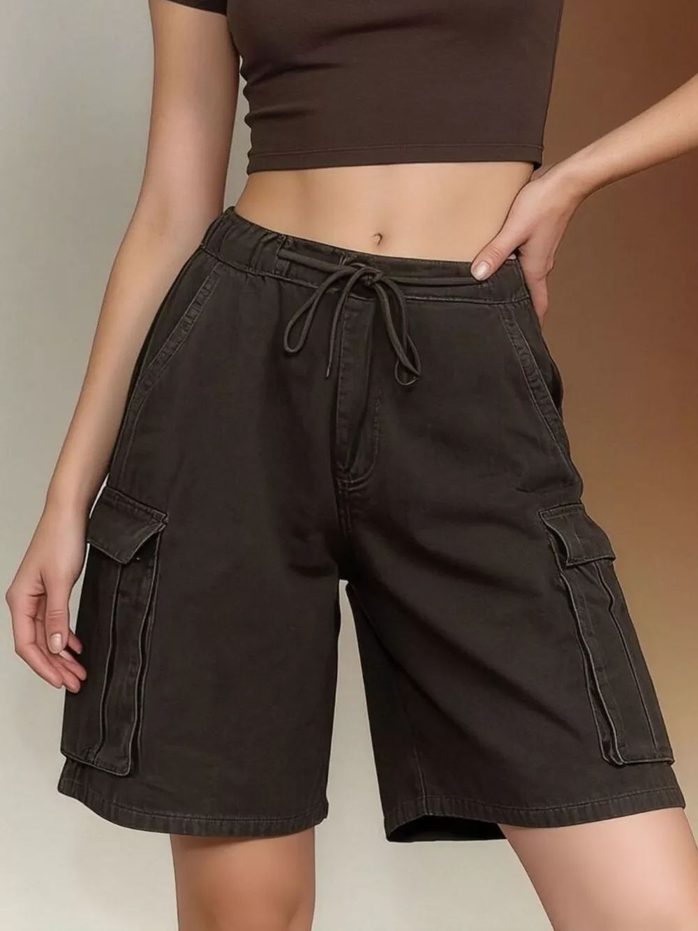 Cargo Shorts with Drawstring, image 10