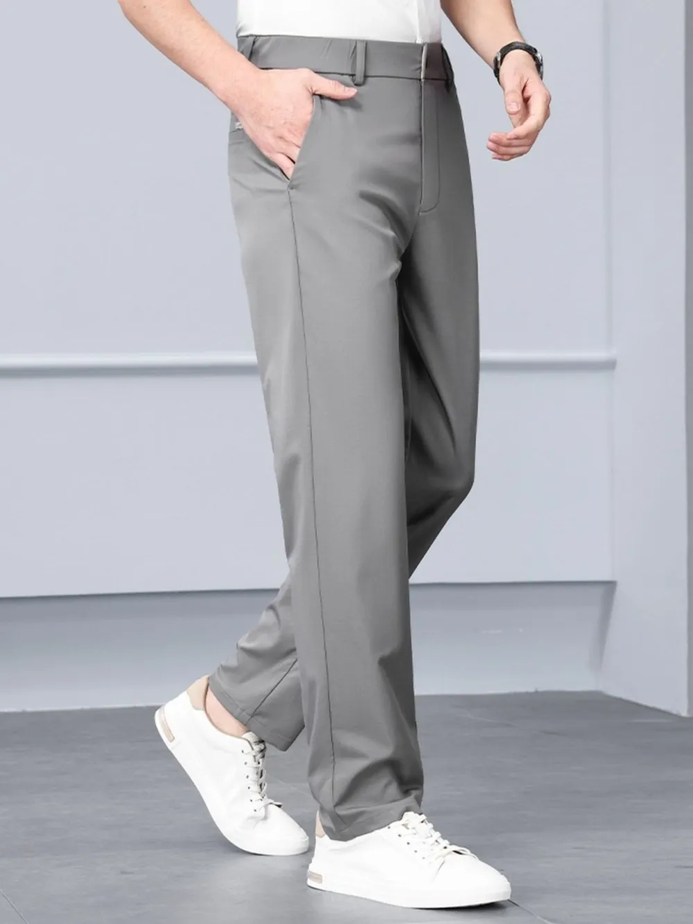 Men's Plus Size Loose Fit Pants, image 2