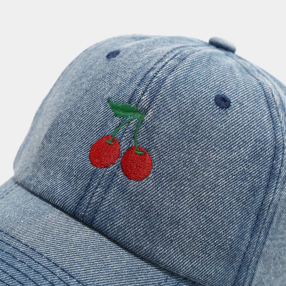 Cherry Embroidery Baseball Cap, image 6