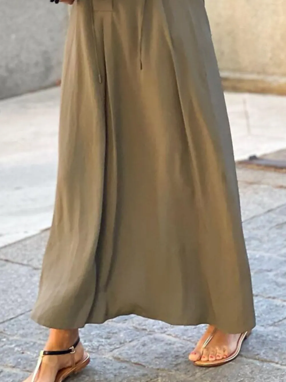 Full Size Solid Color Maxi Shirt Dress Plus Size, image 12