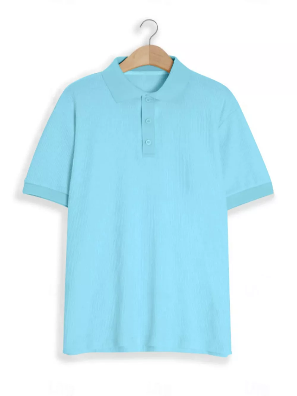 Men's Full Size Textured Slim Fit Short Sleeve Polo Plus Size, image 13