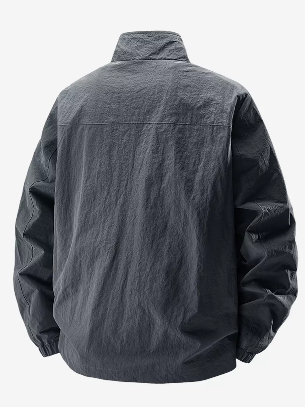 Men's Plus Size Zip Up Long Sleeve Jacket, image 8