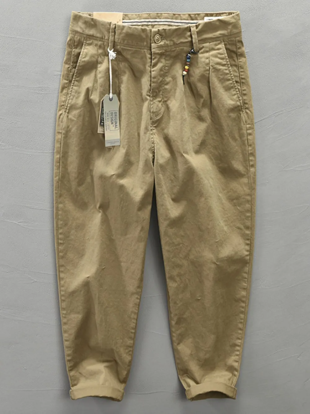 Men's Relaxed Fit Pants with Pockets, image 2
