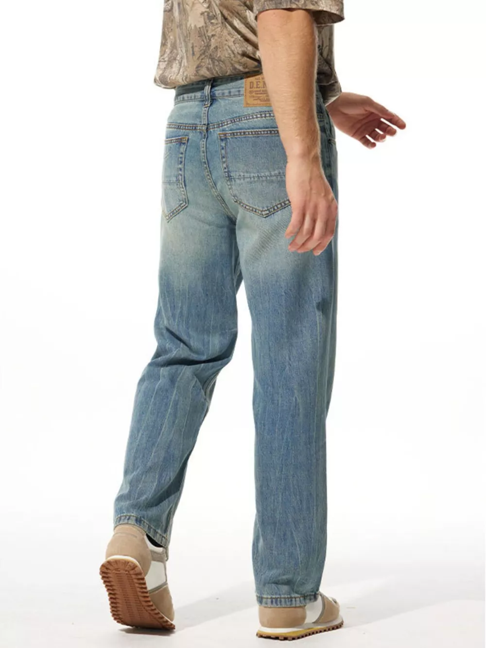 Men's Relaxed Fit Vintage Wash Pants, image 6