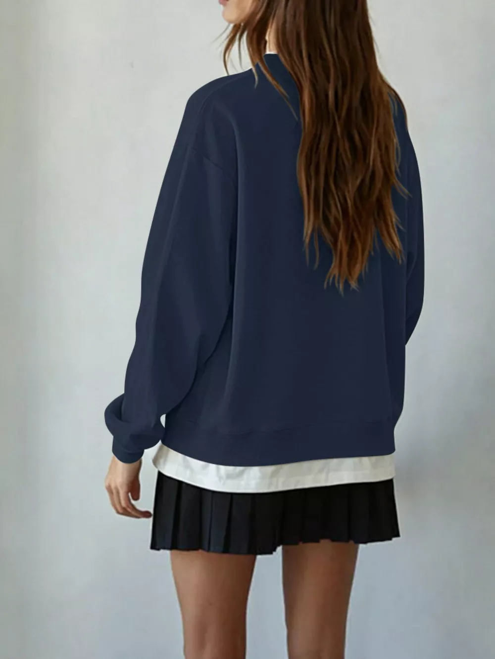 Oversized Crew Neck Sweatshirt, image 24