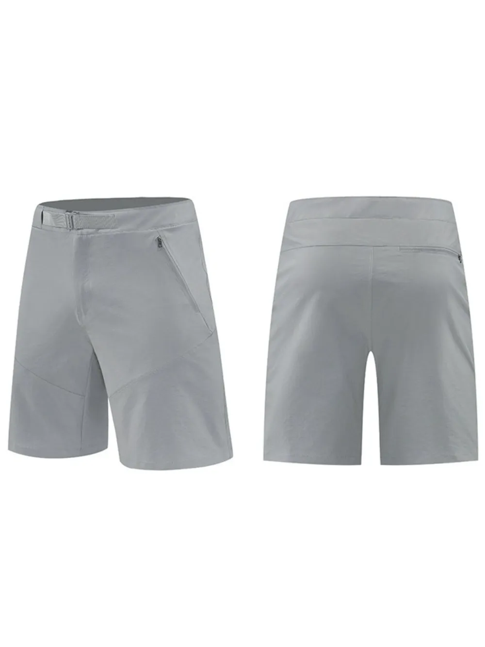 Men's Plus Size Zip Detail Shorts, image 6