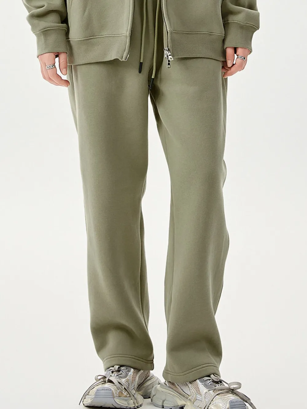 Men's Plus Size Drawstring Relaxed Fit Casual Pants, image 5
