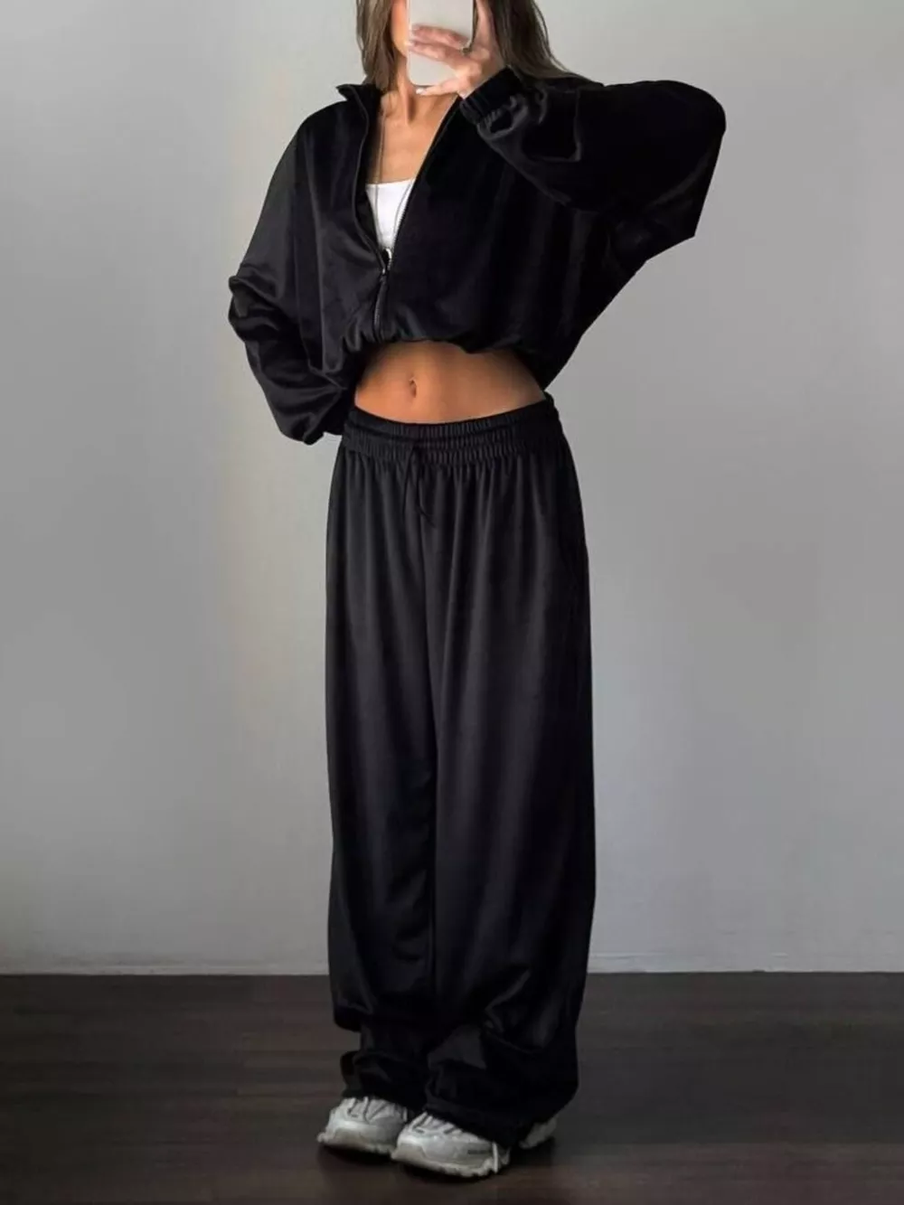 Zip-Up Hoodie and Joggers Set, image 6