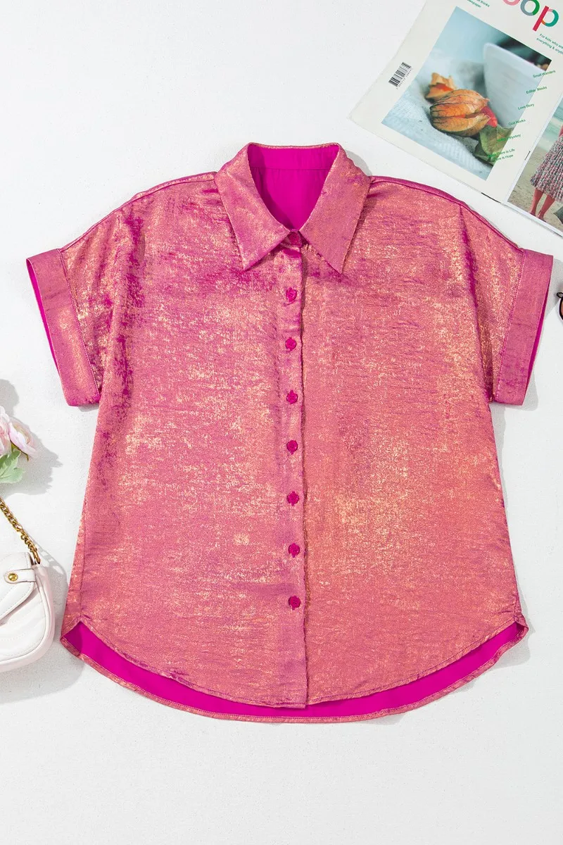 Short Sleeve Button Up Shirt, image 5