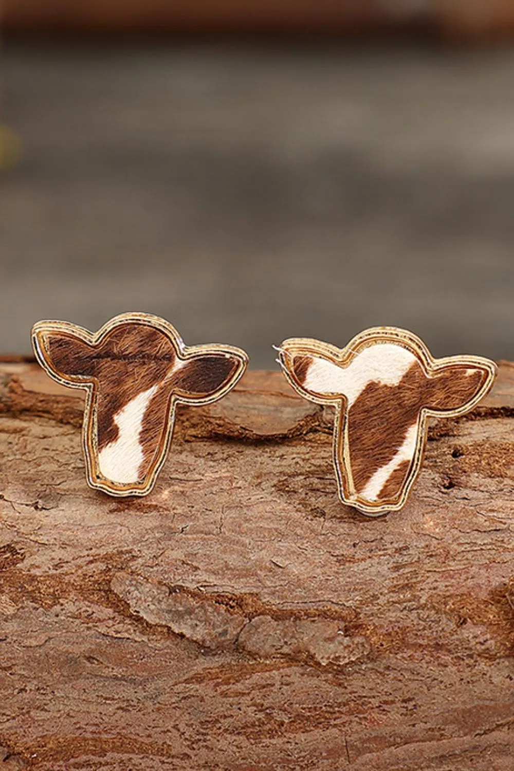 Bull Head Alloy Stud Earrings, image 3