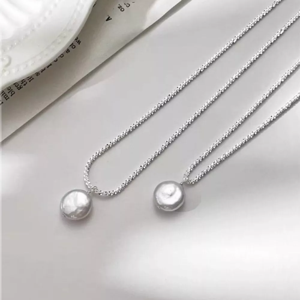 Pearl Pendant Necklace, image 2
