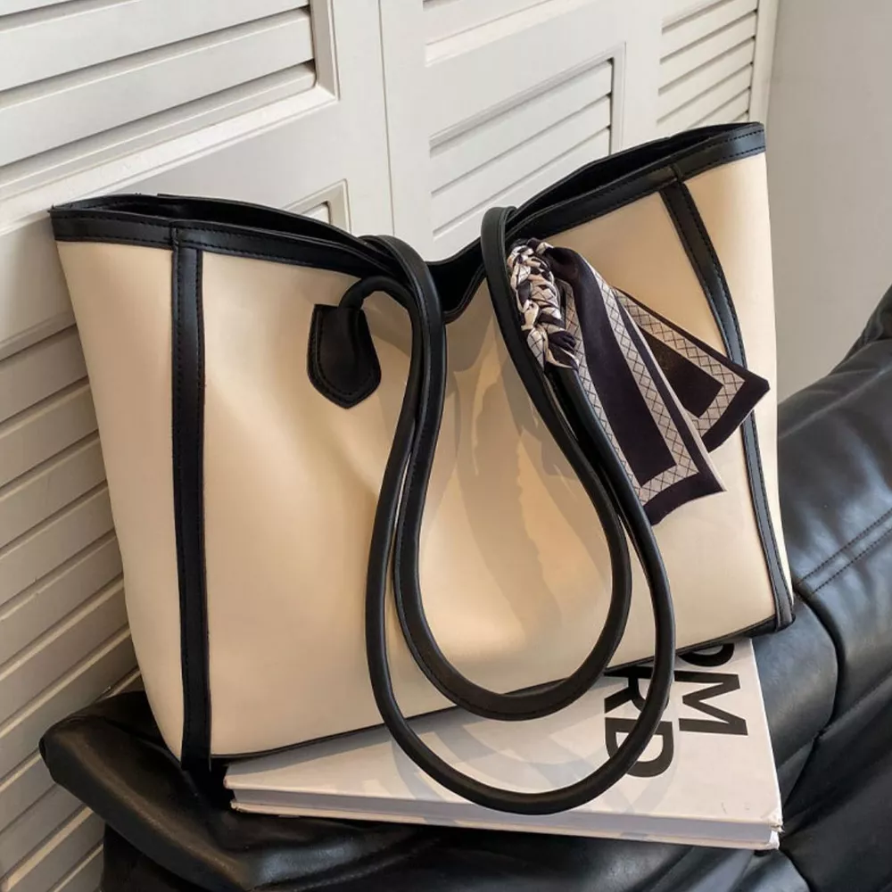 Contrast Tote Bag, image 3