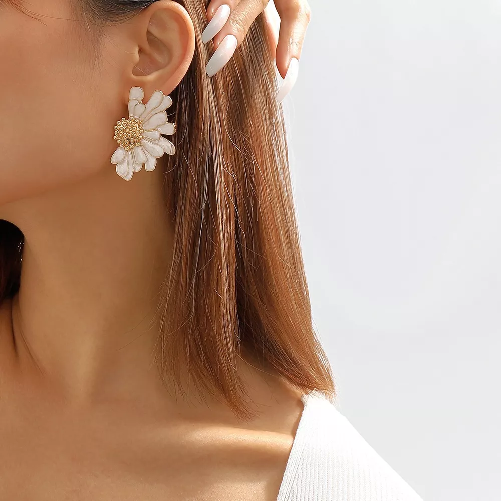 Flower Stud Earrings, image 24