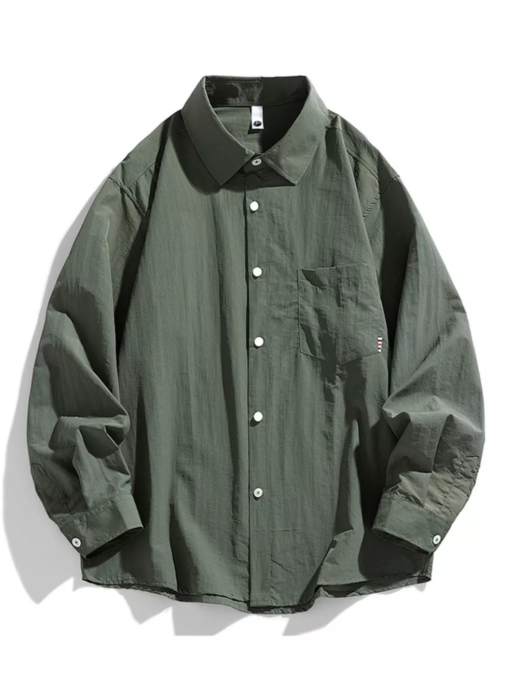 Men's Plus Size Lightweight Button-Down Shirt, image 7