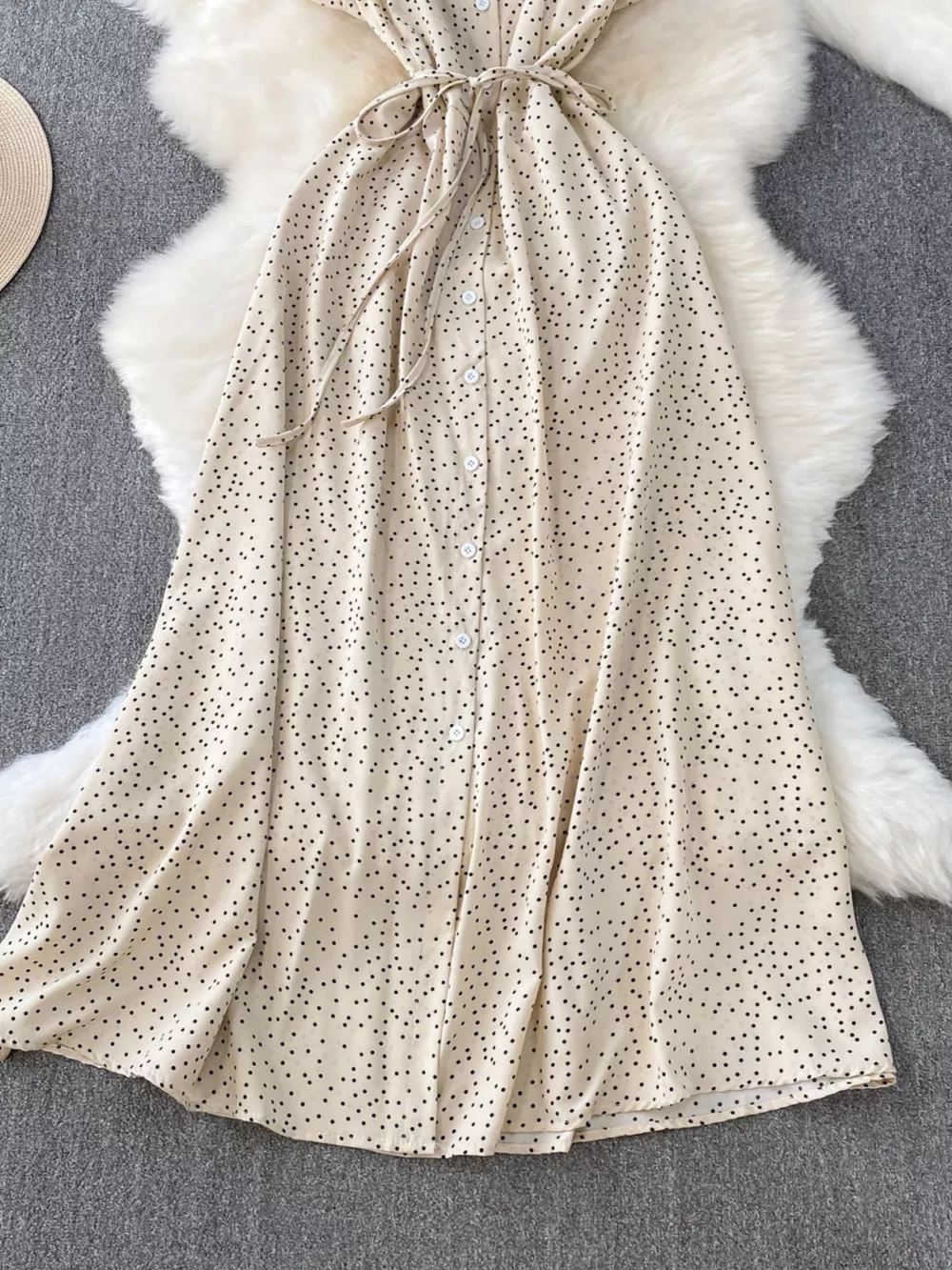 Polka Dot Button-Down Dress, image 26