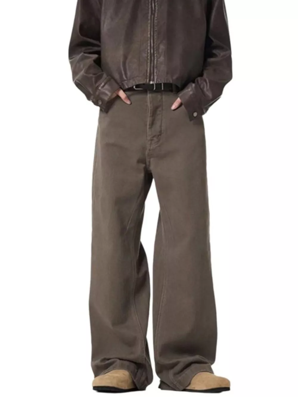 Men's Full Size Wide Leg Jeans Plus Size, image 4