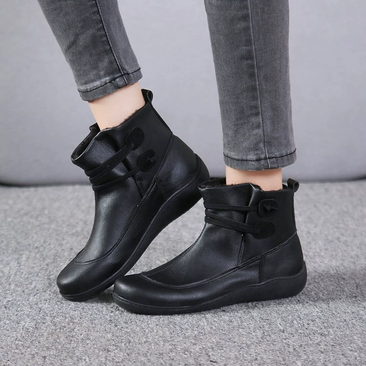 Button Detail Ankle Boots, image 3